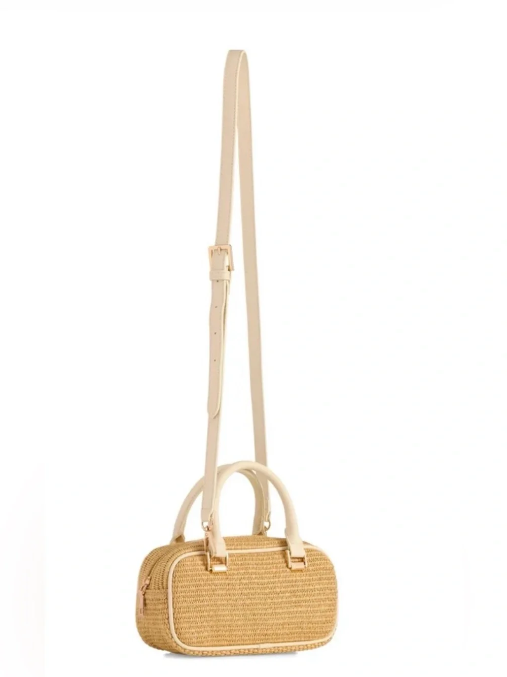 ~ Shiraleah ~ EUC ~ Ravello Cross-Body Bag in Natural